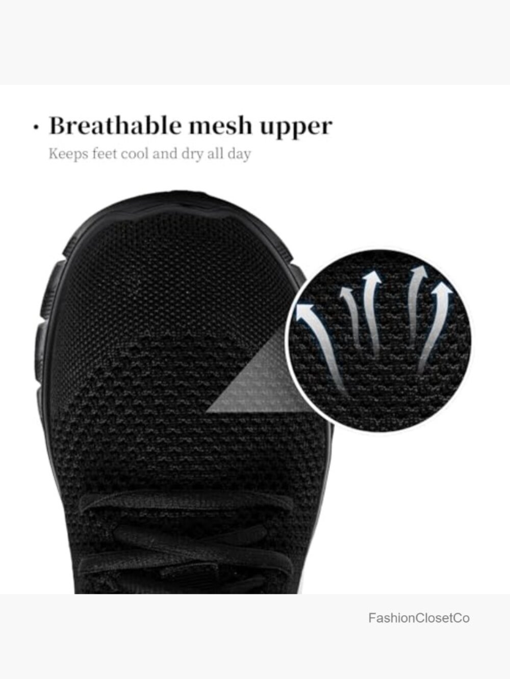 Breathable Mesh Walking Shoes Lightweight Athletic Sneakers Lace Up Daily - Picture 3 of 7